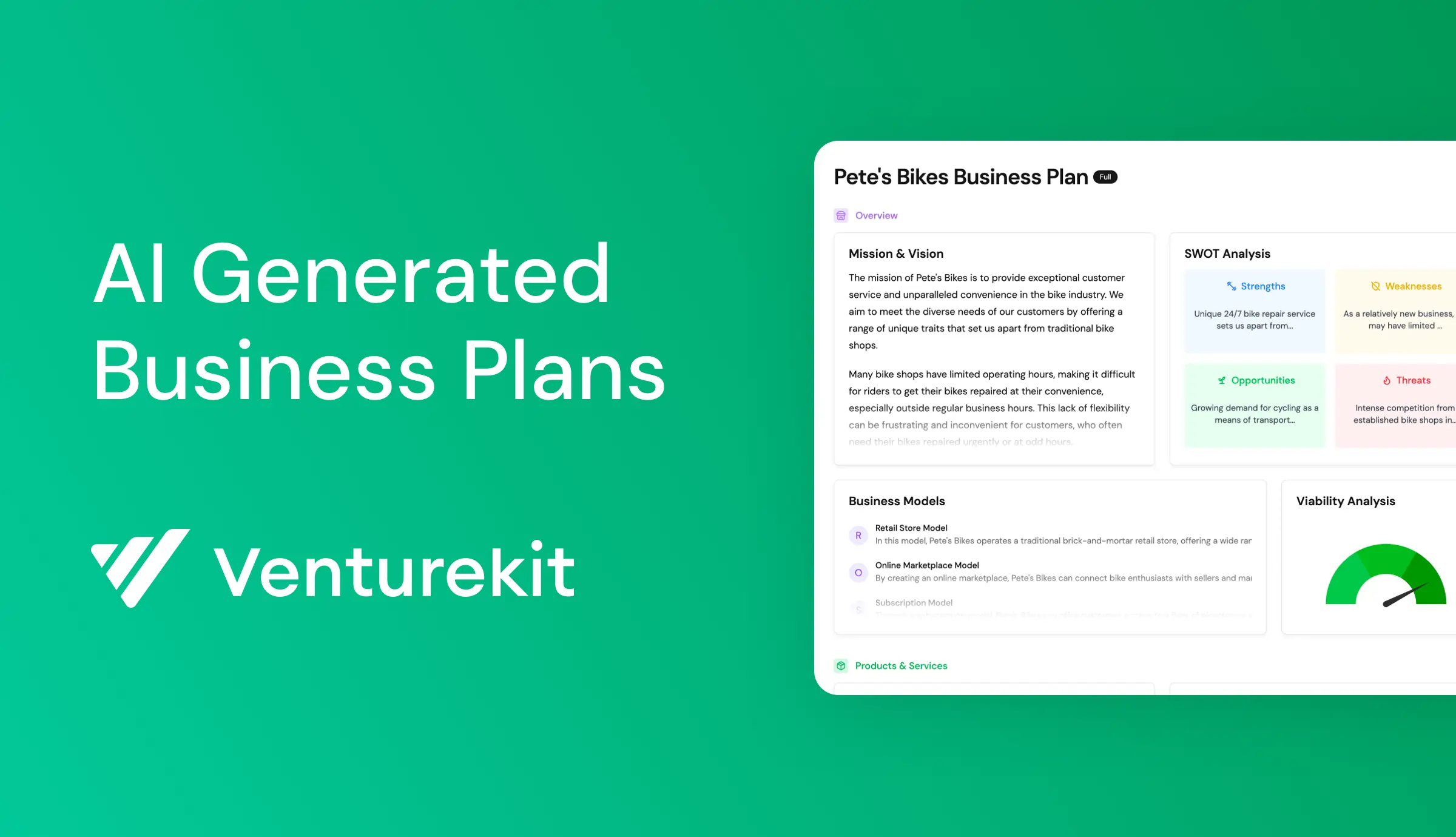 Venturekit homepage
