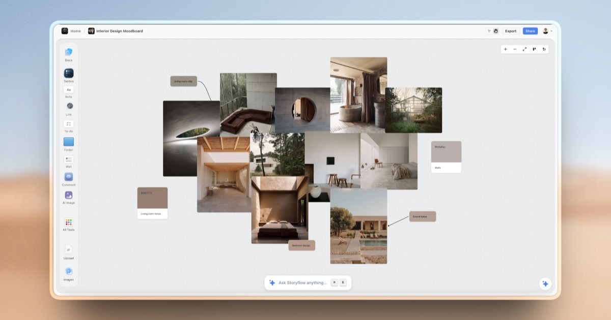 Storyflow homepage