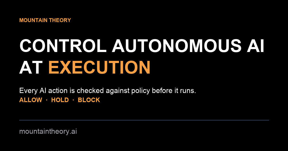 AI Security by Mountain Theory homepage