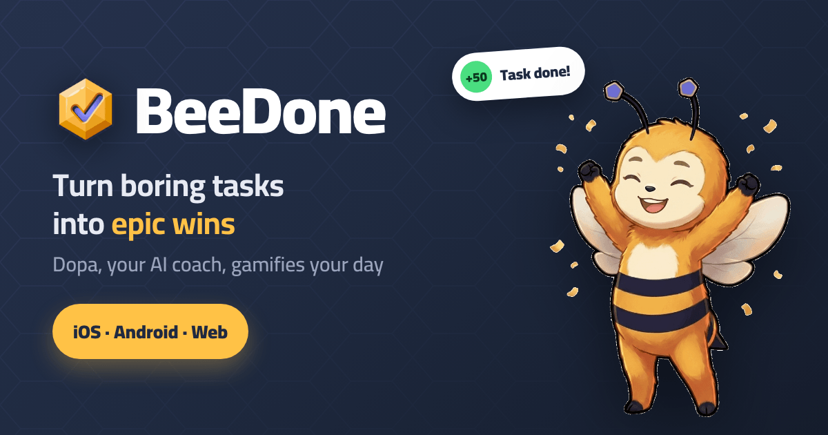 BeeDone homepage