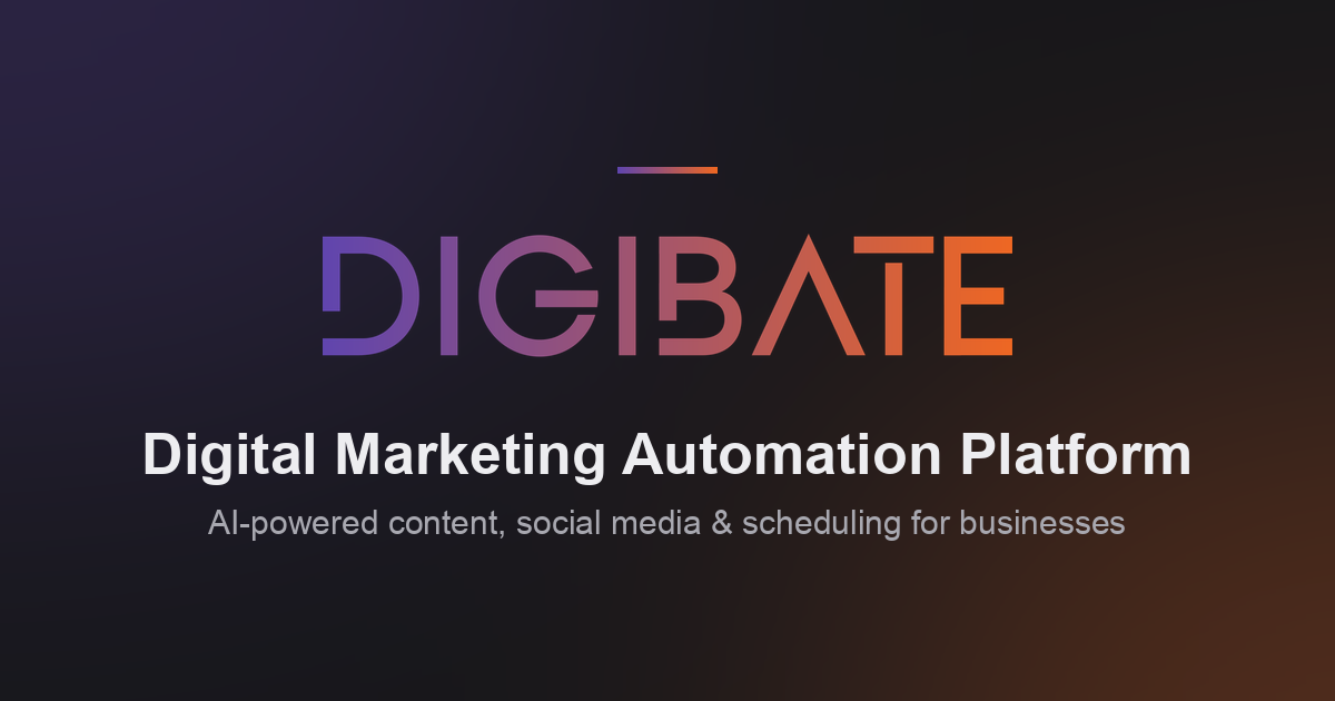 Digibate homepage