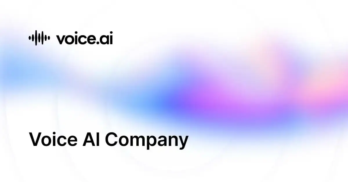 Voice.ai homepage