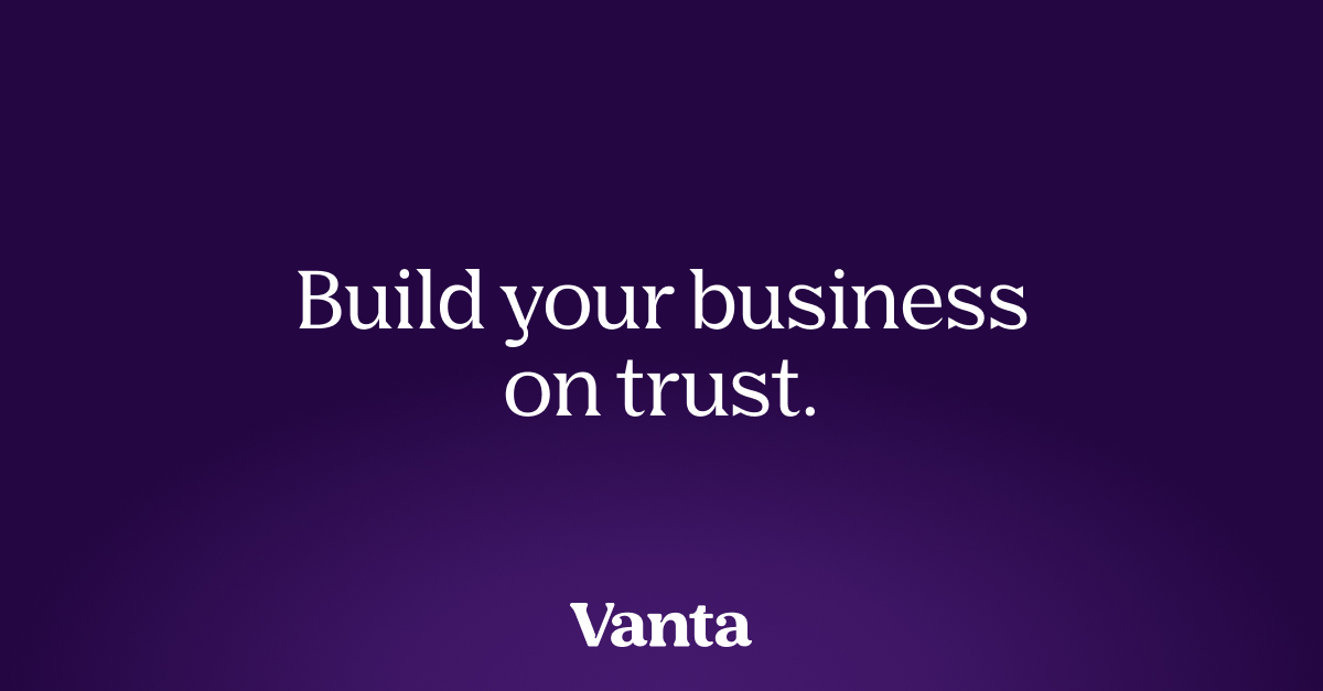 Vanta homepage