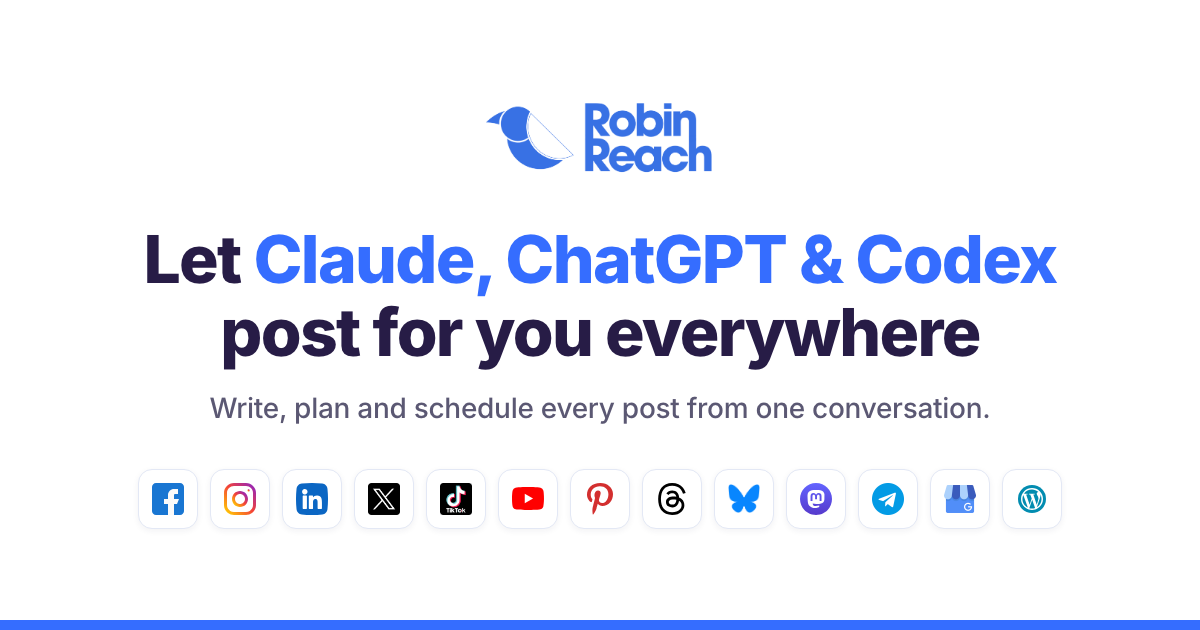 RobinReach homepage