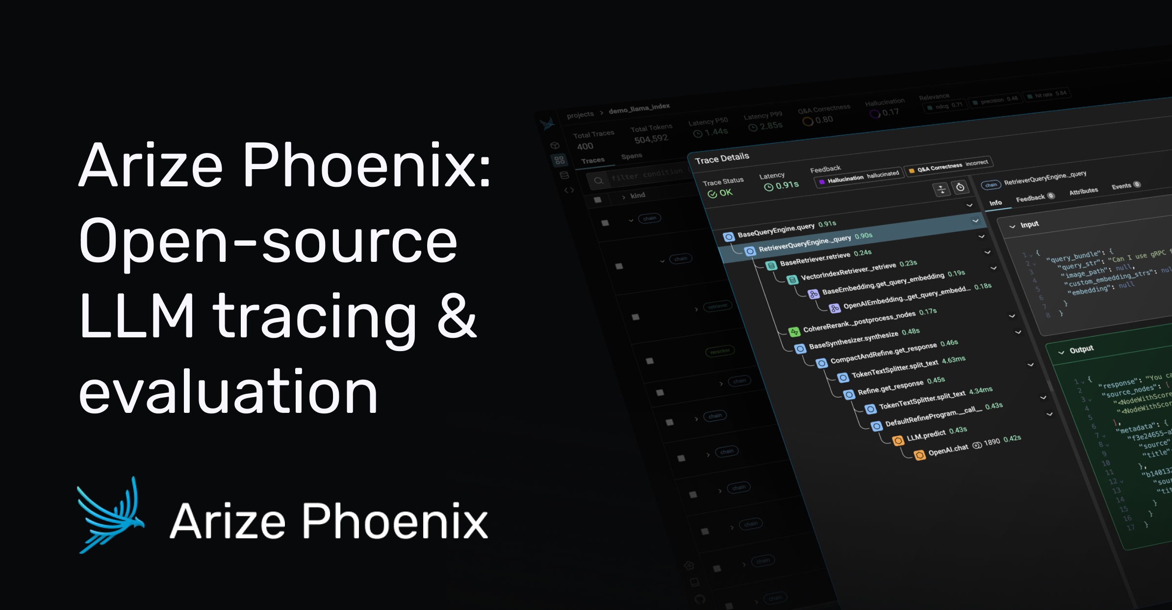 Arize Phoenix homepage
