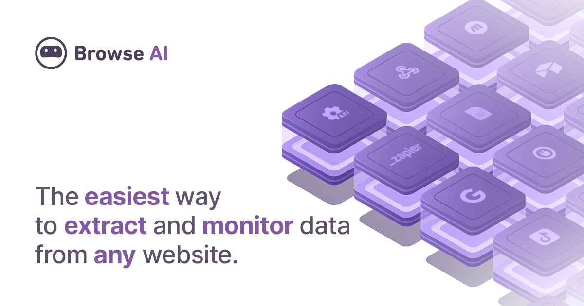 Browse AI homepage