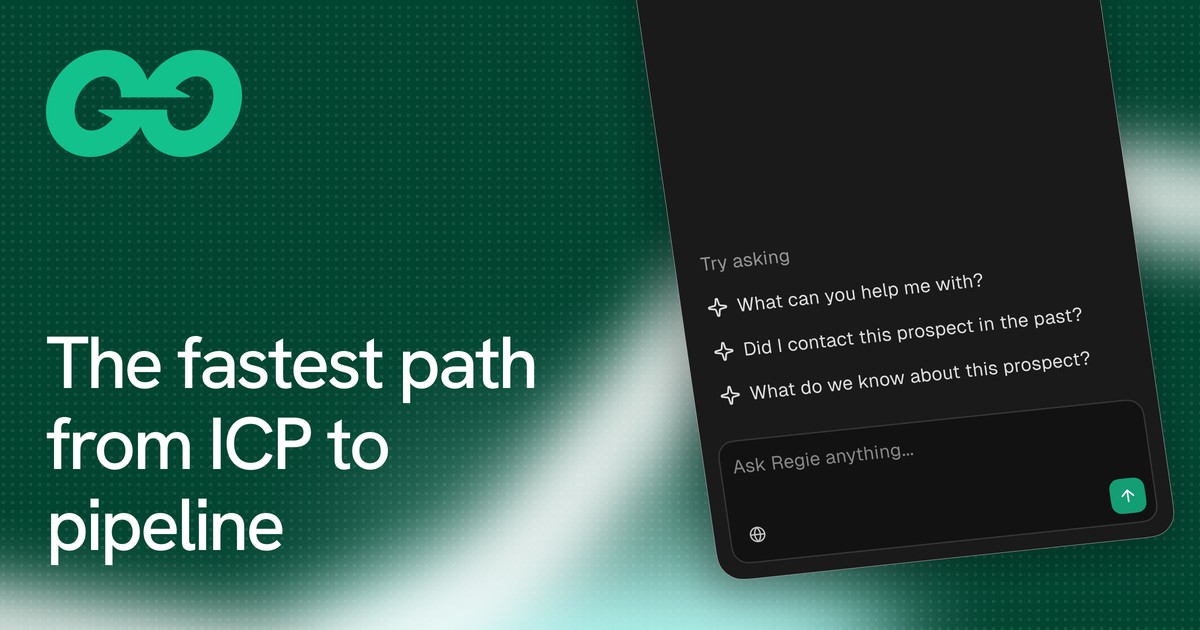 Regie.ai homepage