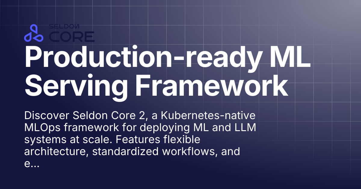 Seldon Core homepage