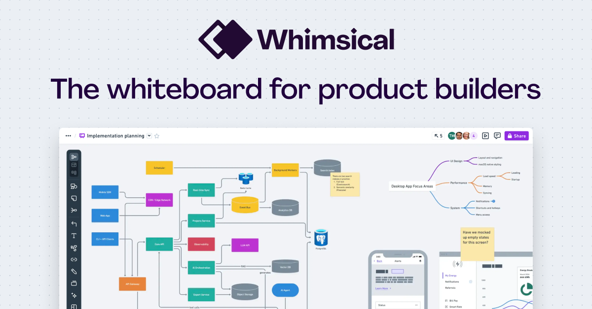 Whimsical homepage