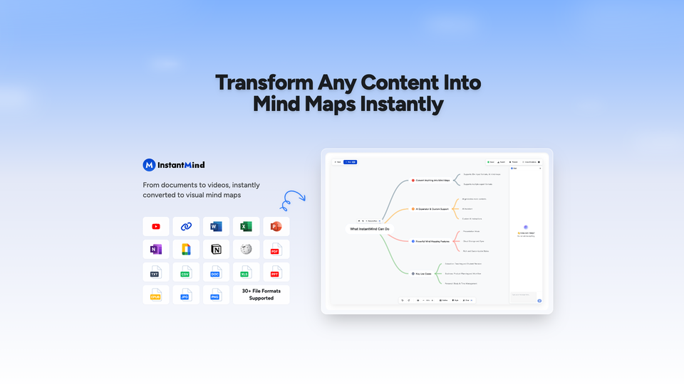 InstantMind homepage