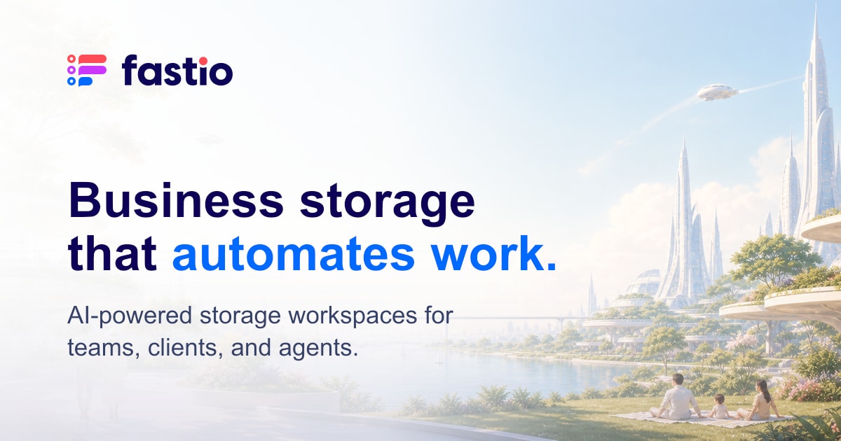 Fastio homepage