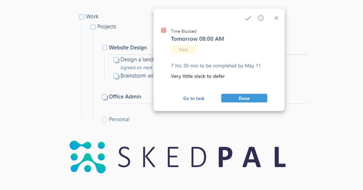 SkedPal homepage