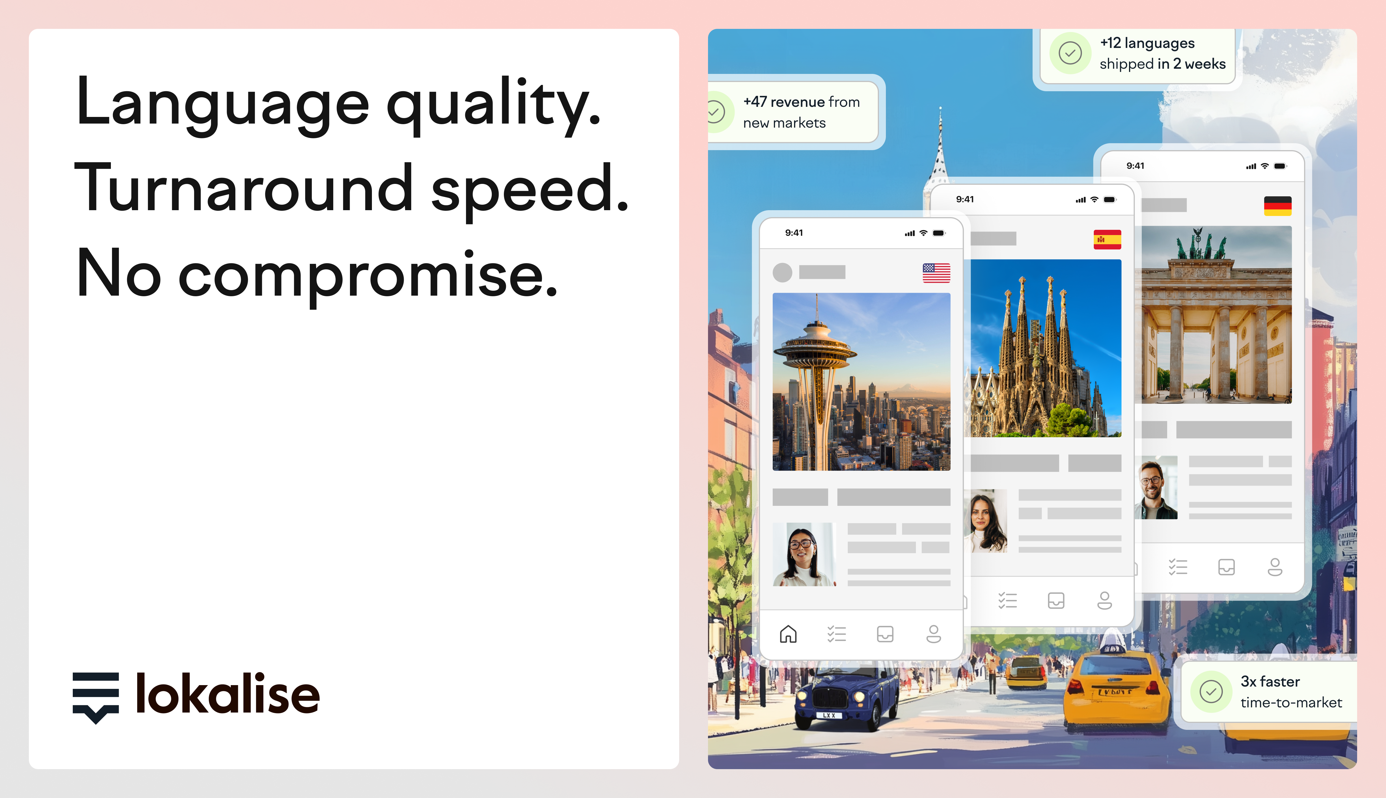 Lokalise homepage
