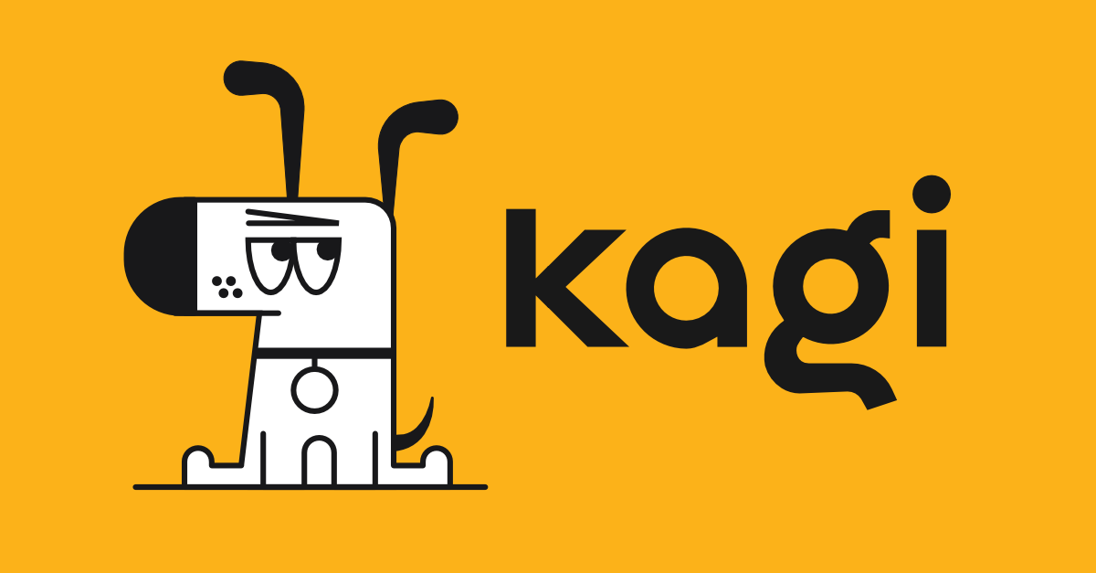 Kagi homepage