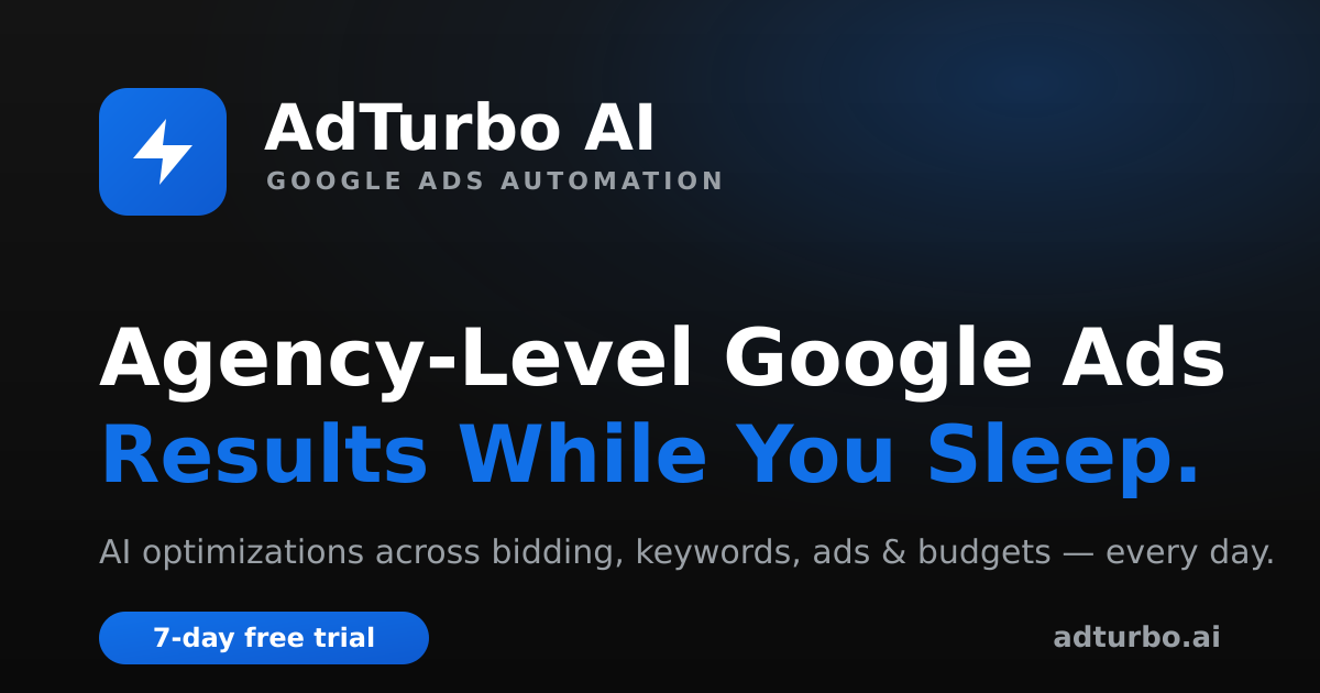 AdTurbo AI homepage