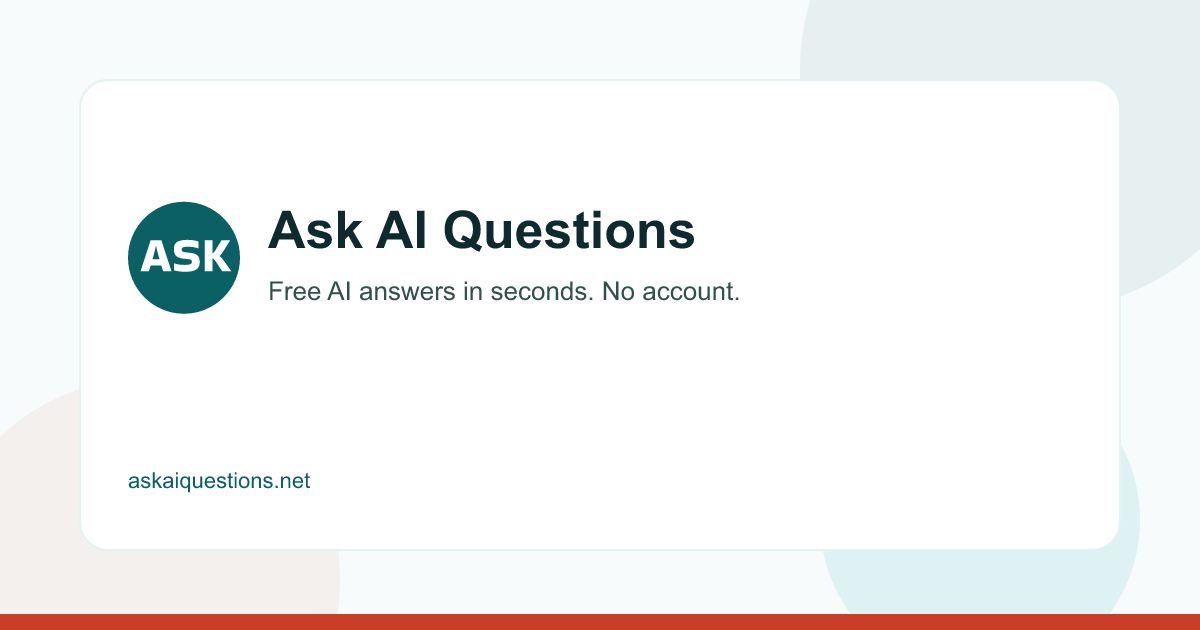 Ask AI Questions Online homepage