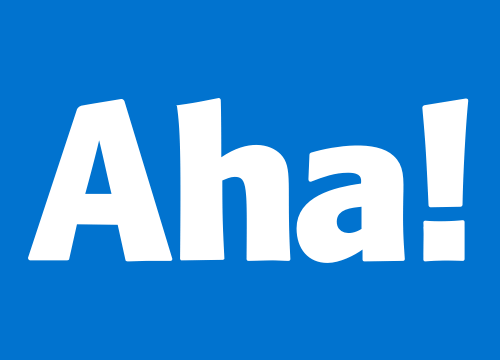 Aha! homepage