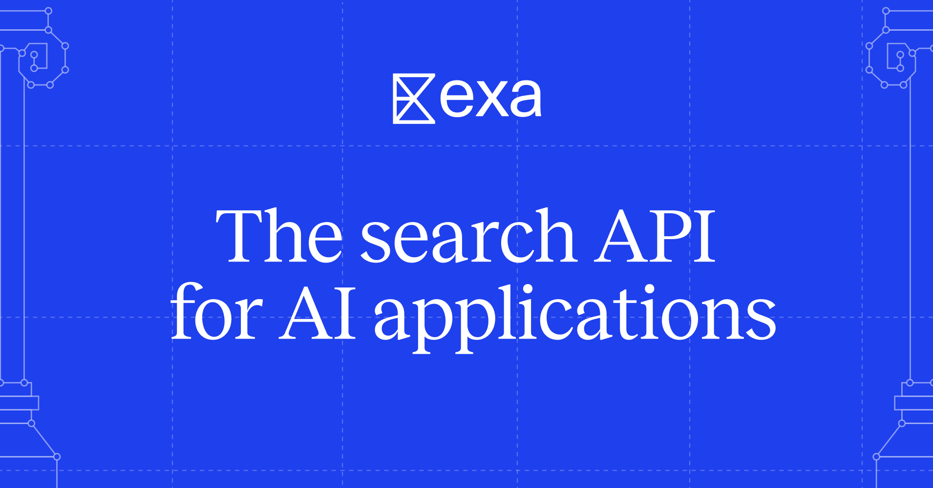 Exa homepage