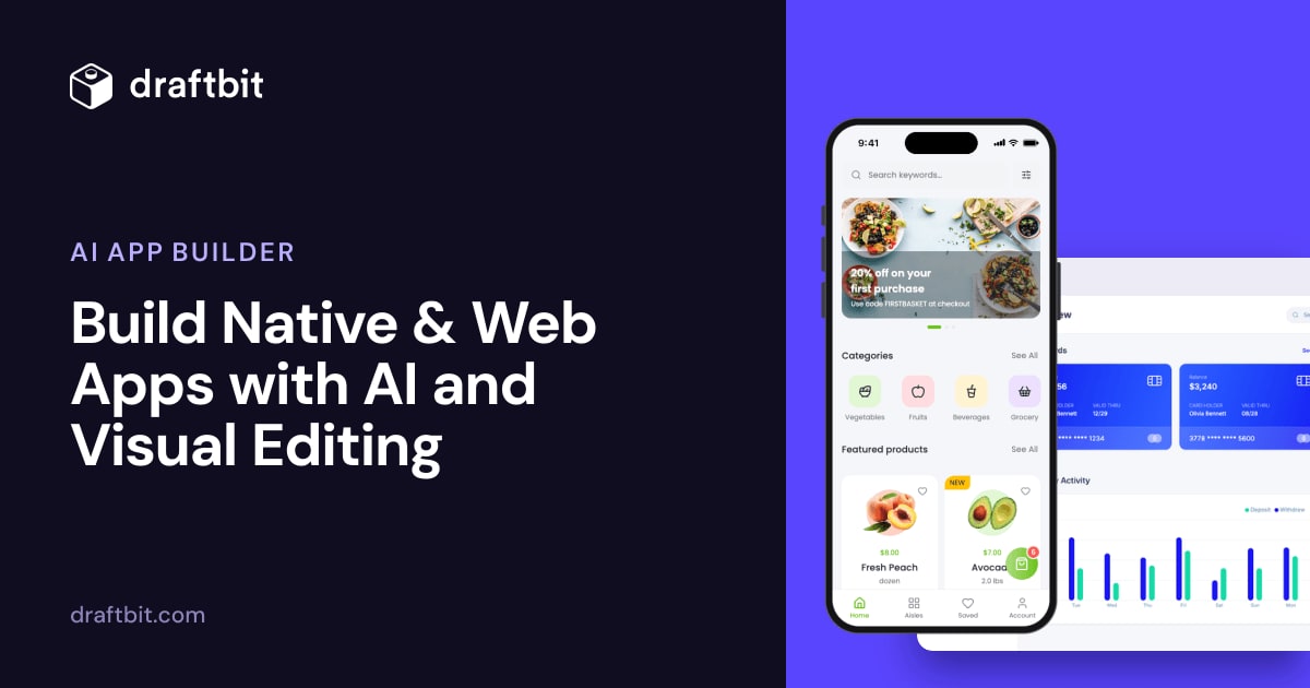 Draftbit homepage