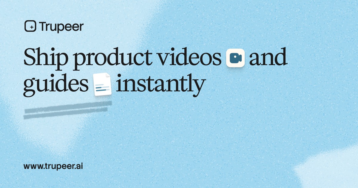 Trupeer homepage