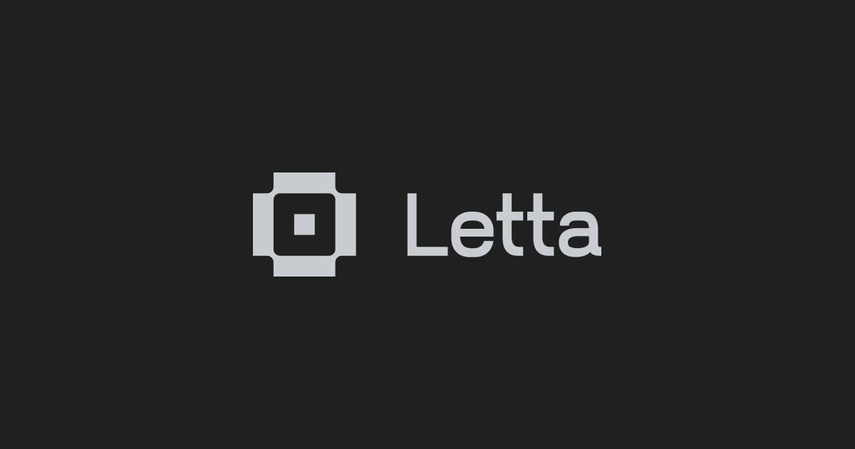 Letta homepage
