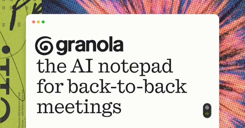 Granola AI homepage