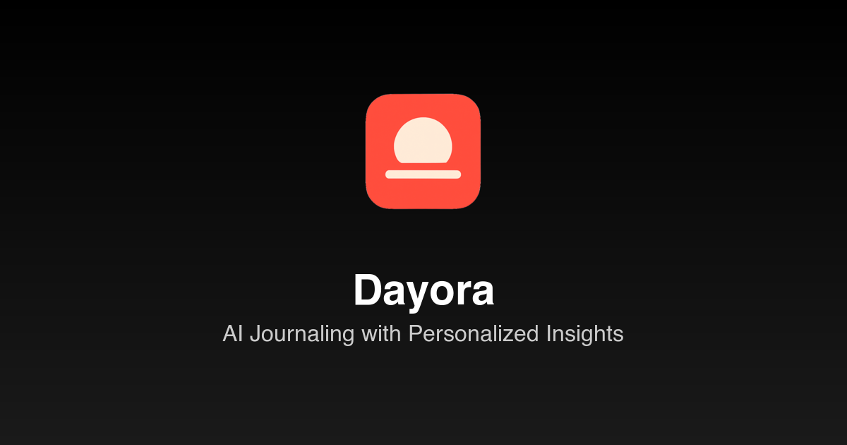 Dayora homepage