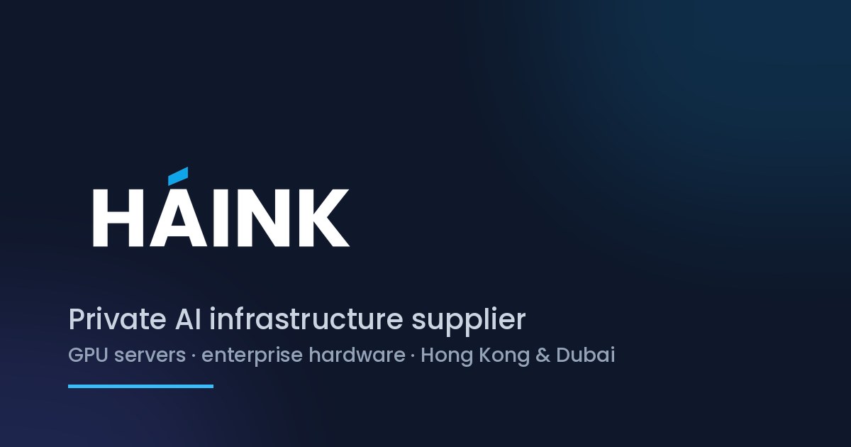 Haink homepage