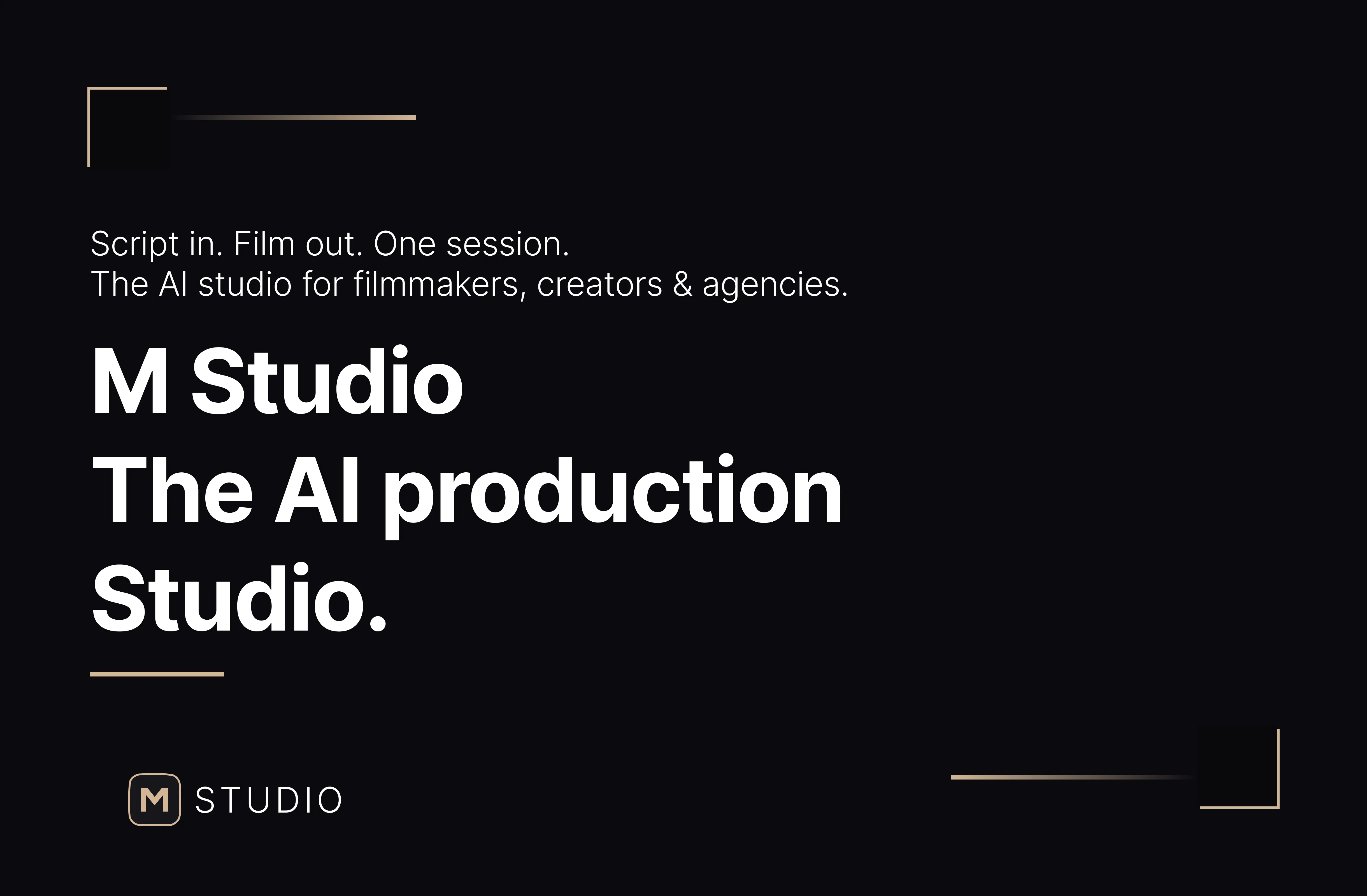 M Studio homepage