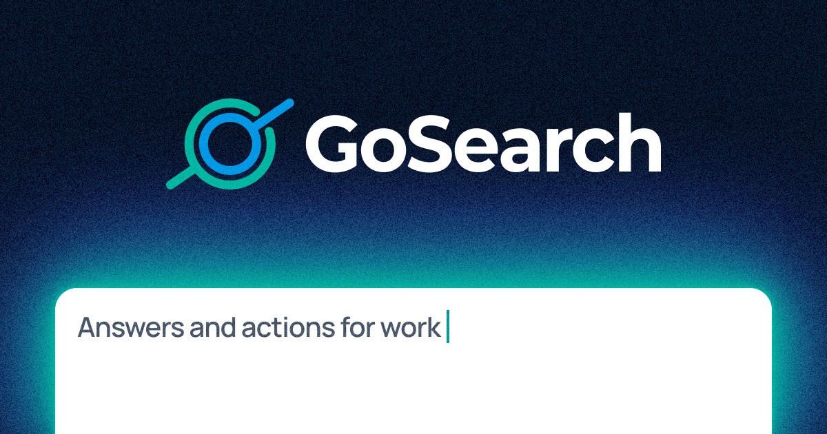 GoSearch homepage