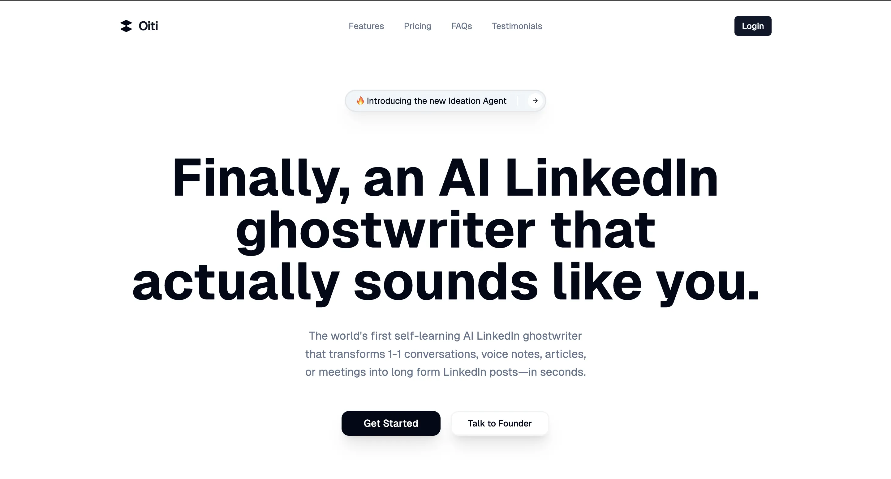 Oiti homepage