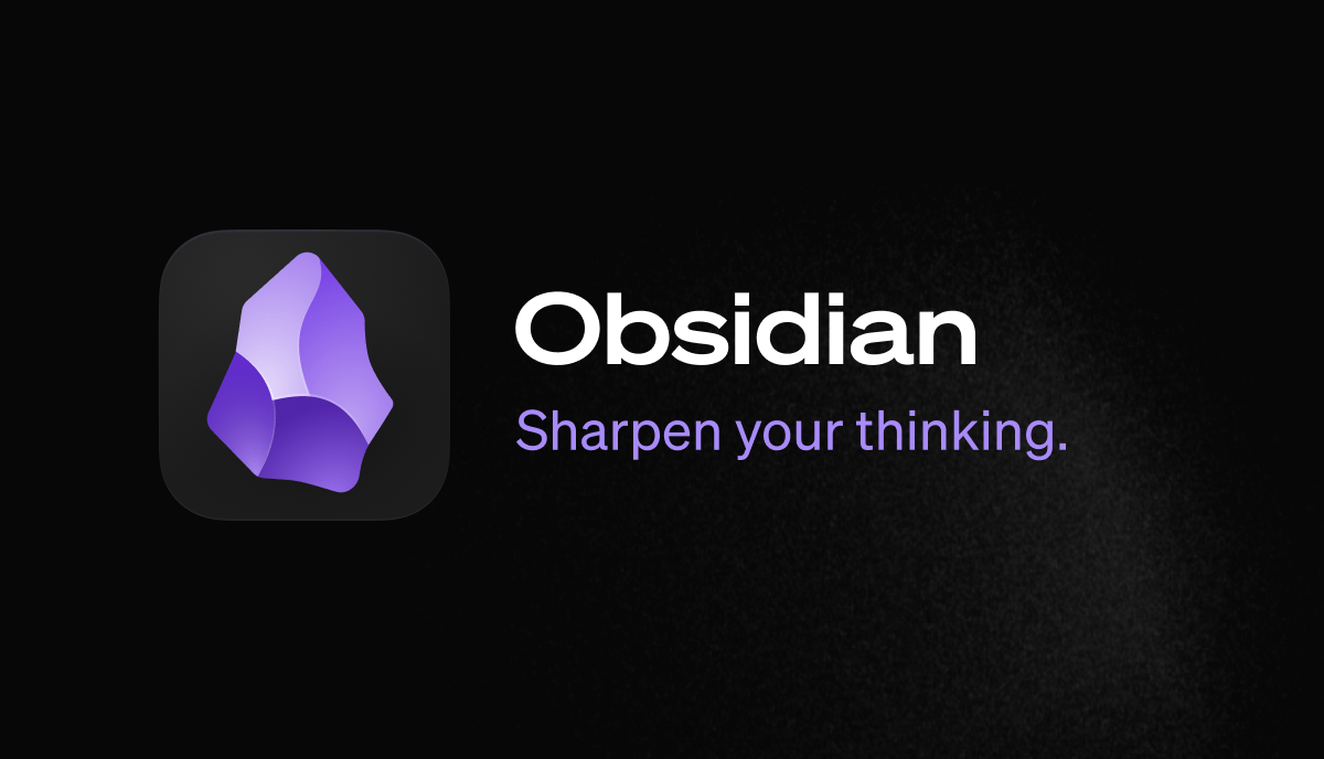 Obsidian homepage