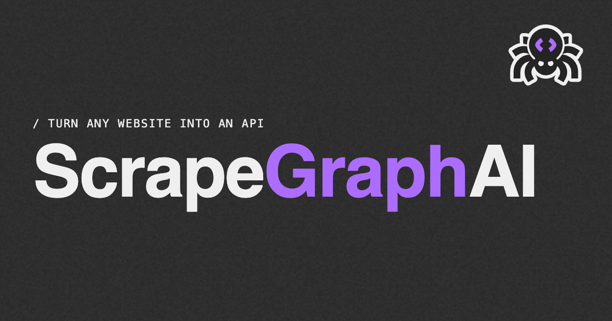 ScrapeGraphAI homepage