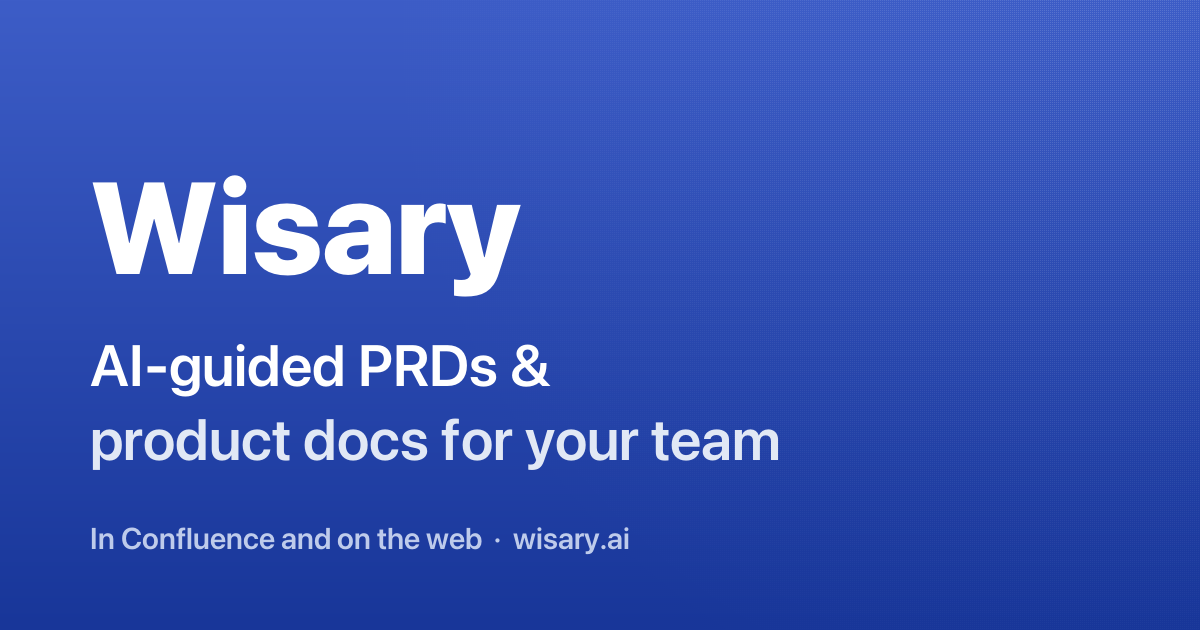 Wisary homepage