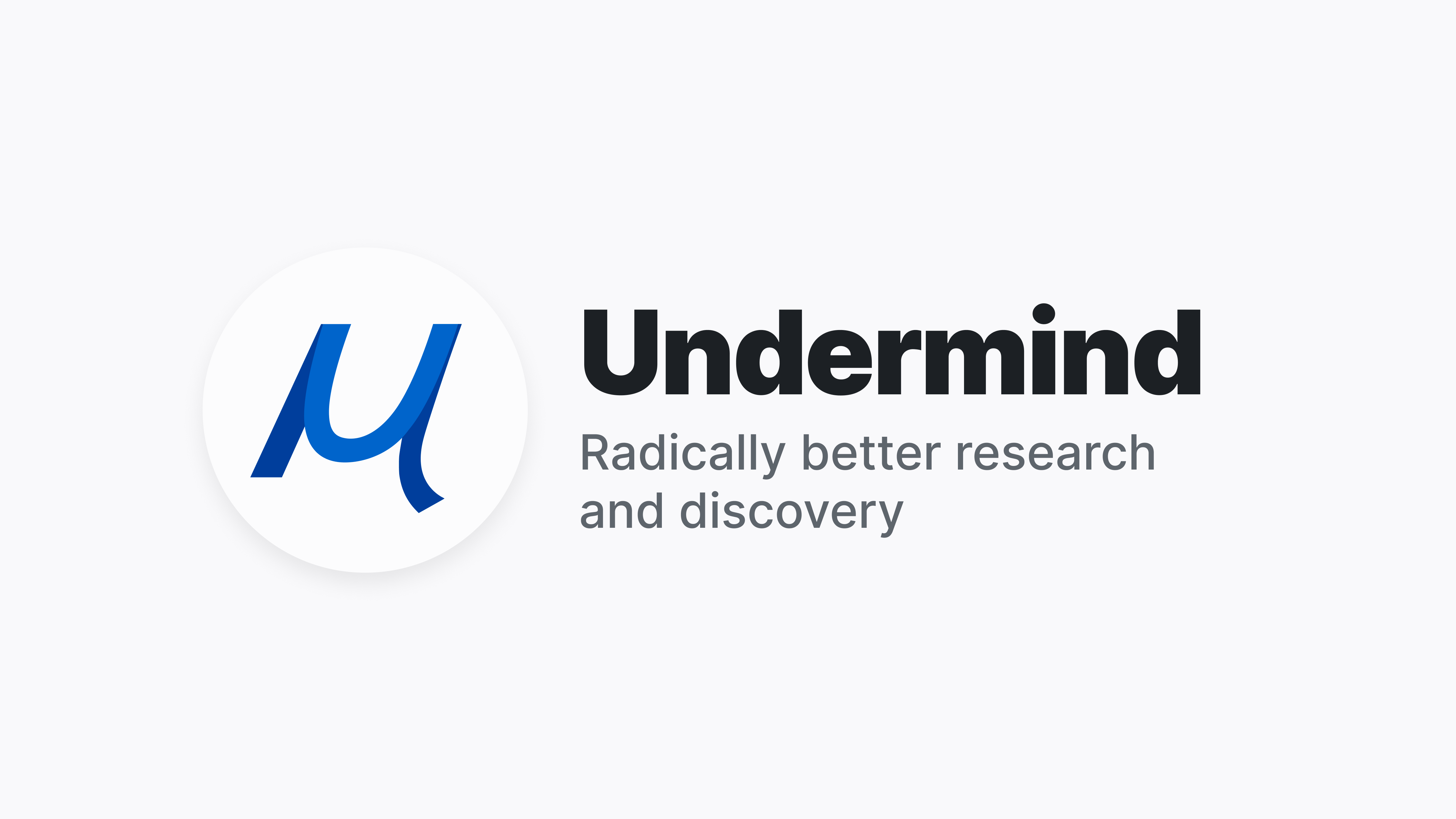 Undermind homepage