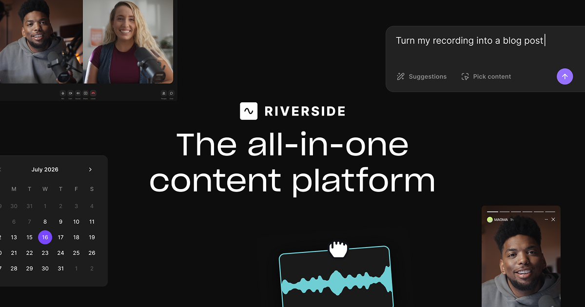 Riverside homepage