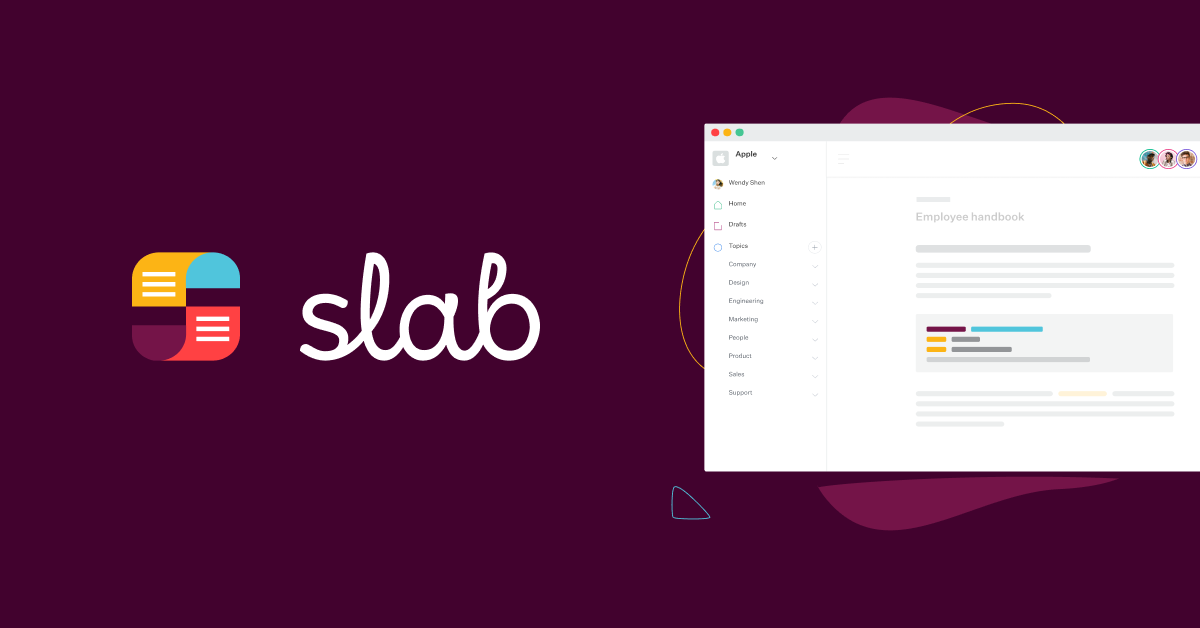 Slab homepage
