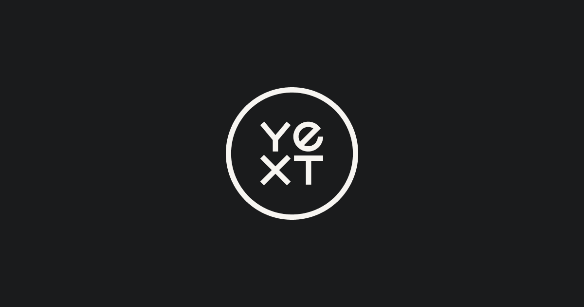 Yext homepage