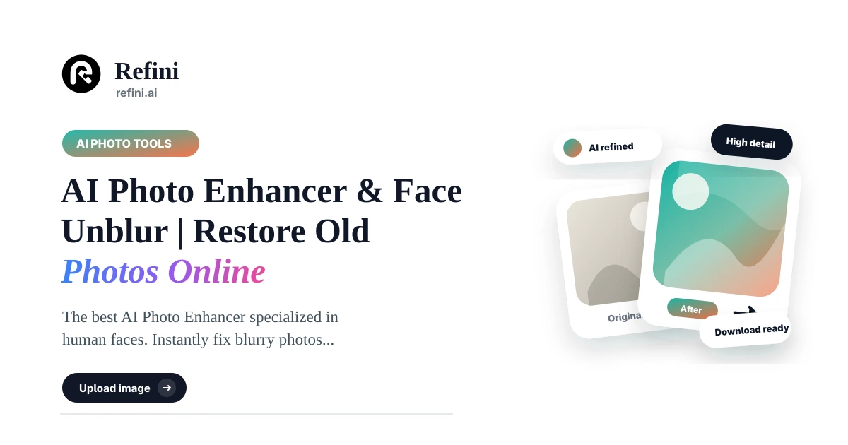 Refini homepage