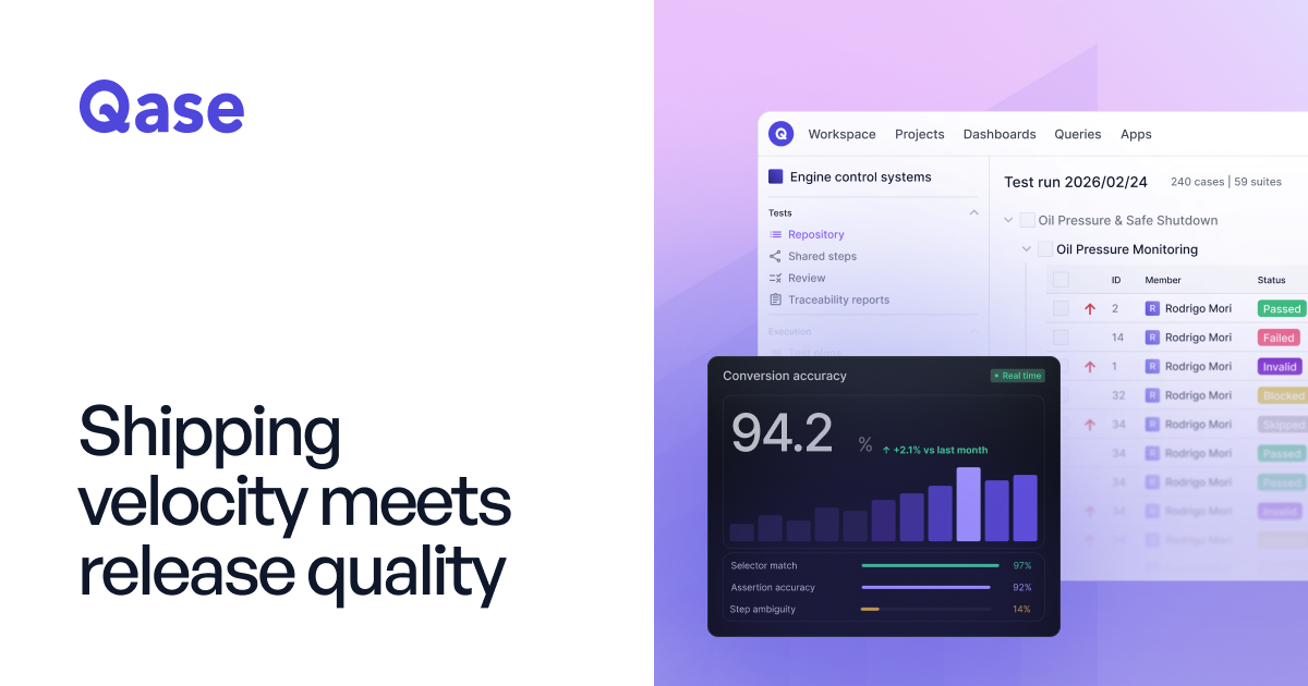 Qase homepage