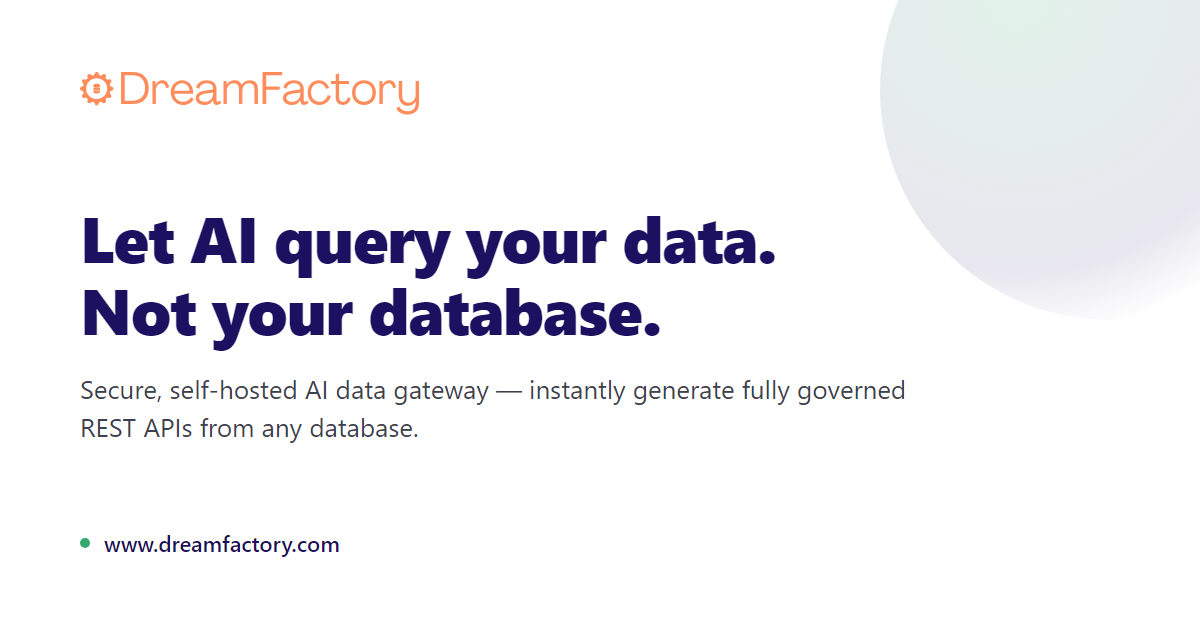 DreamFactory homepage