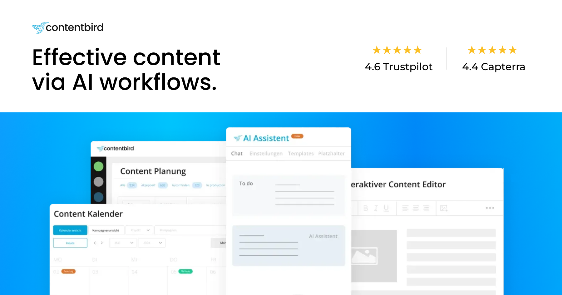 contentbird homepage