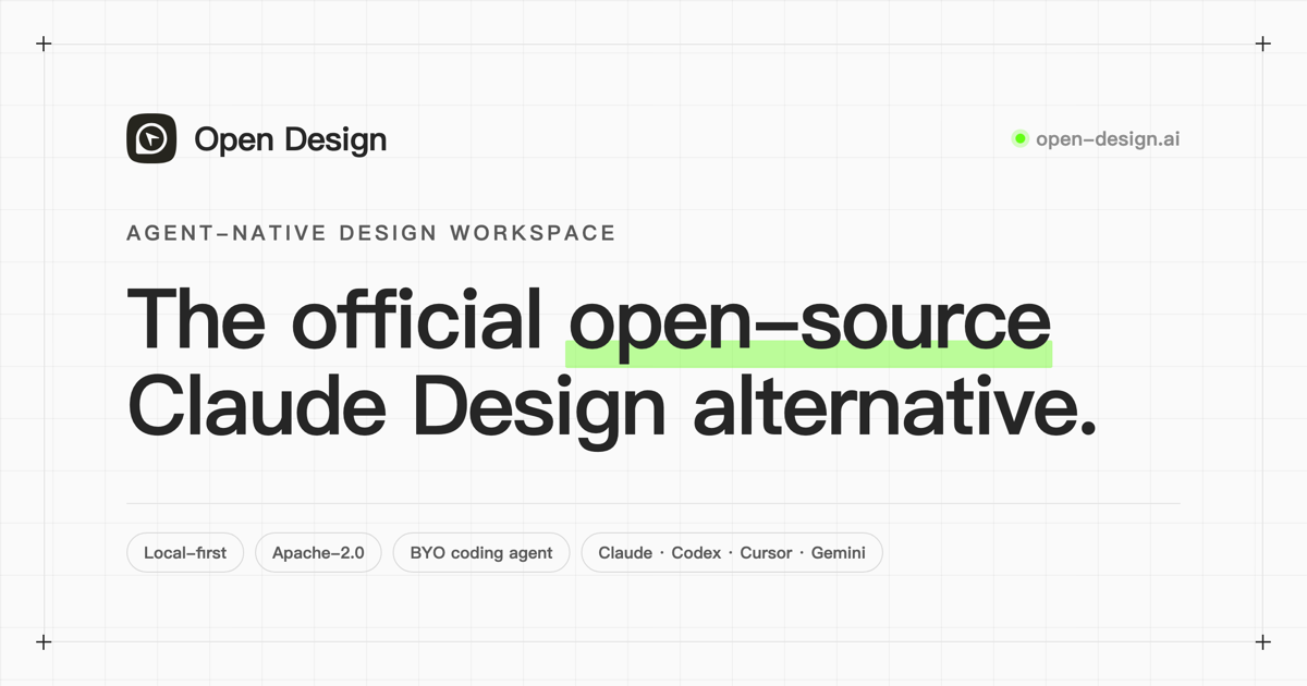 Open Design homepage