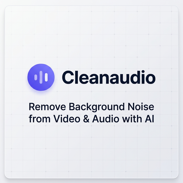 Cleanaudio homepage