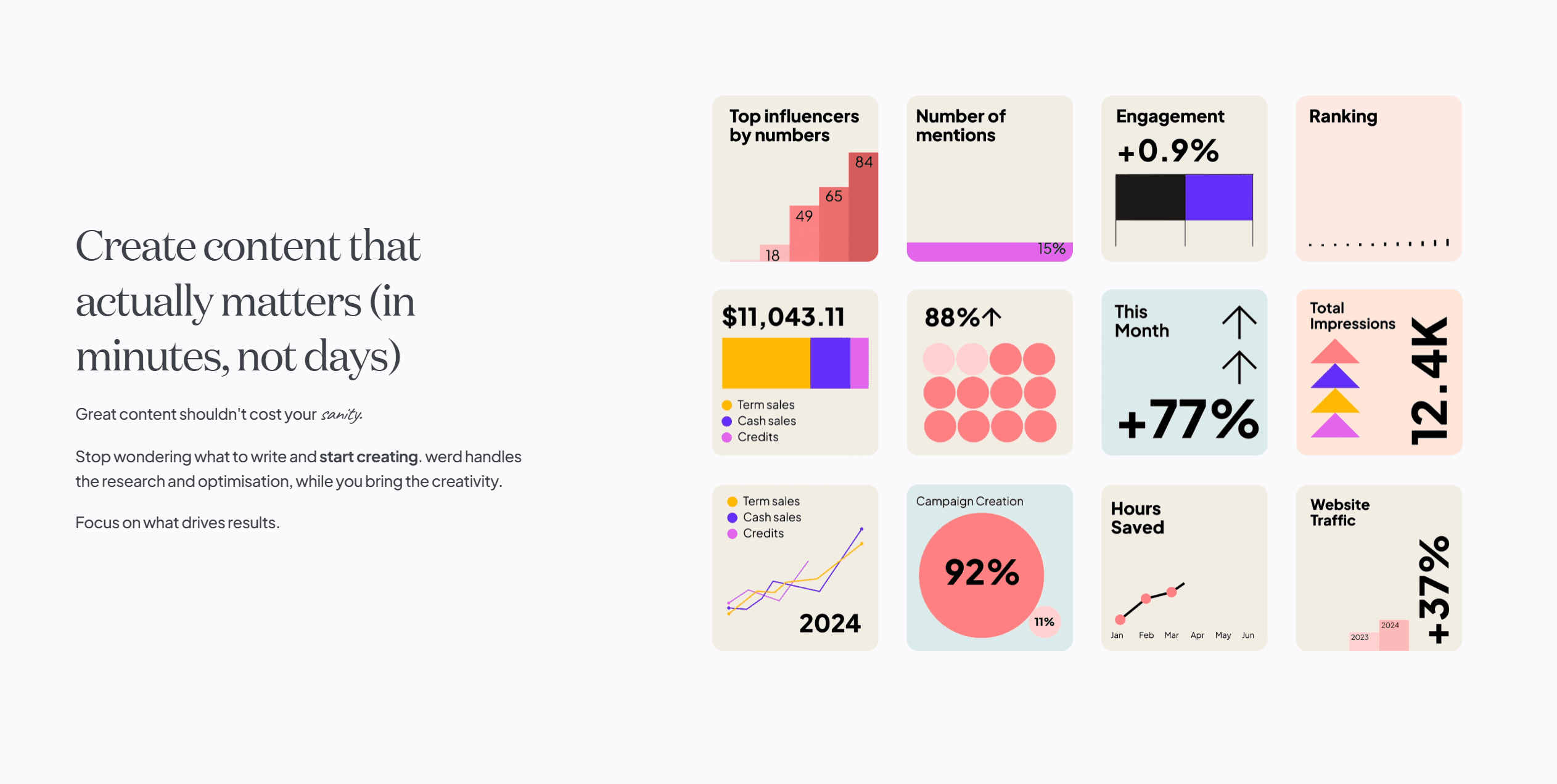 Werd - Vibe Write with Multi-agent AI homepage