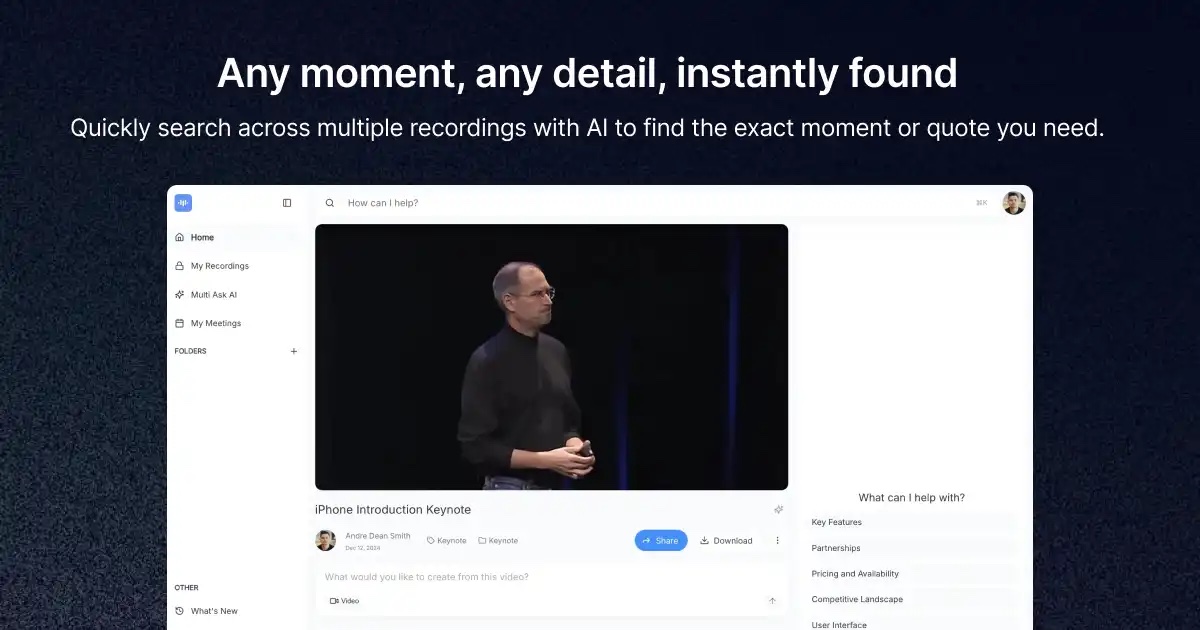 ScreenApp homepage