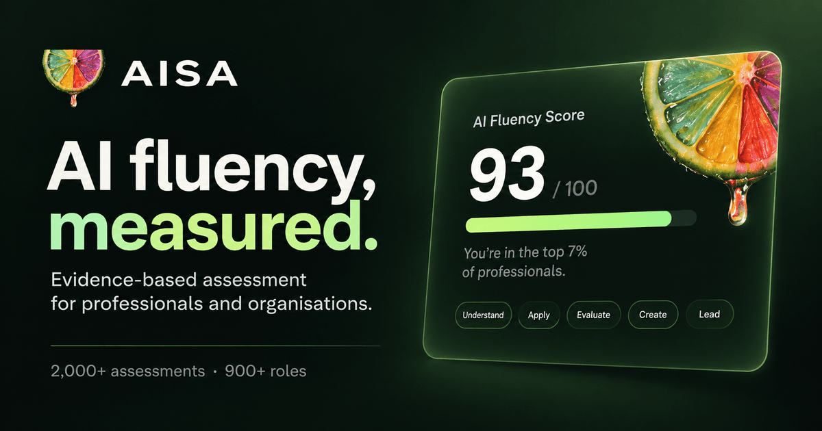 AISA - AI Skills Assessment homepage
