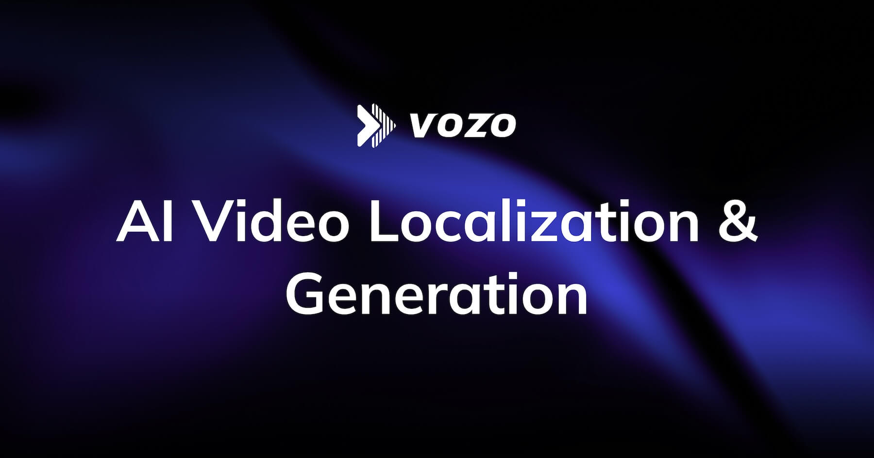 Vozo AI homepage