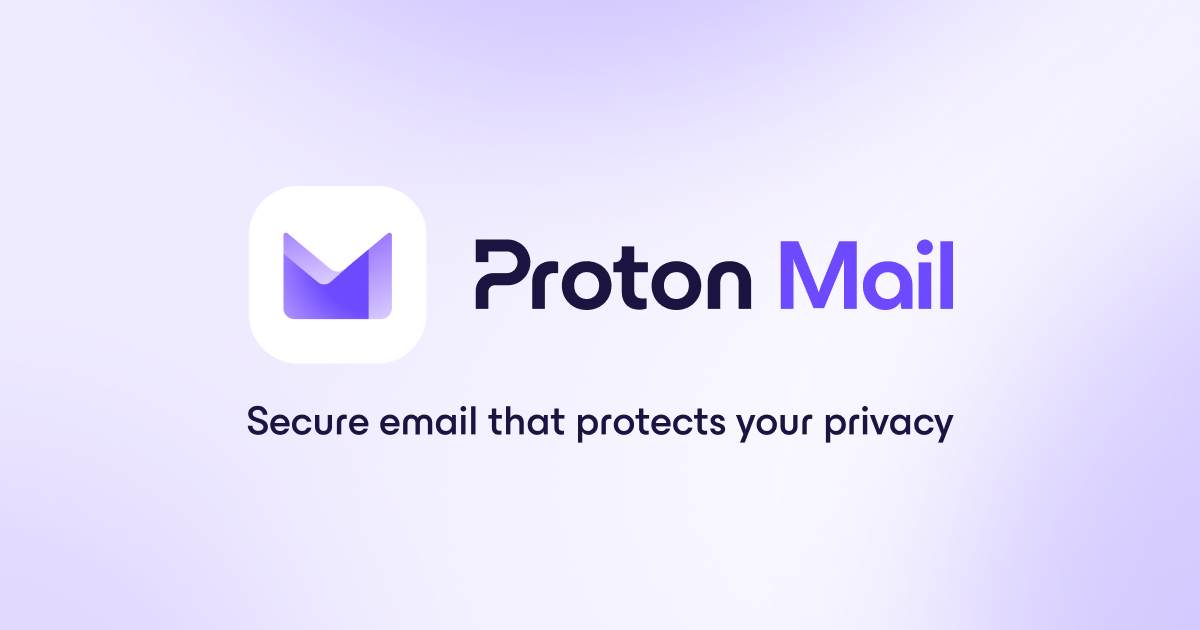 Proton Mail homepage