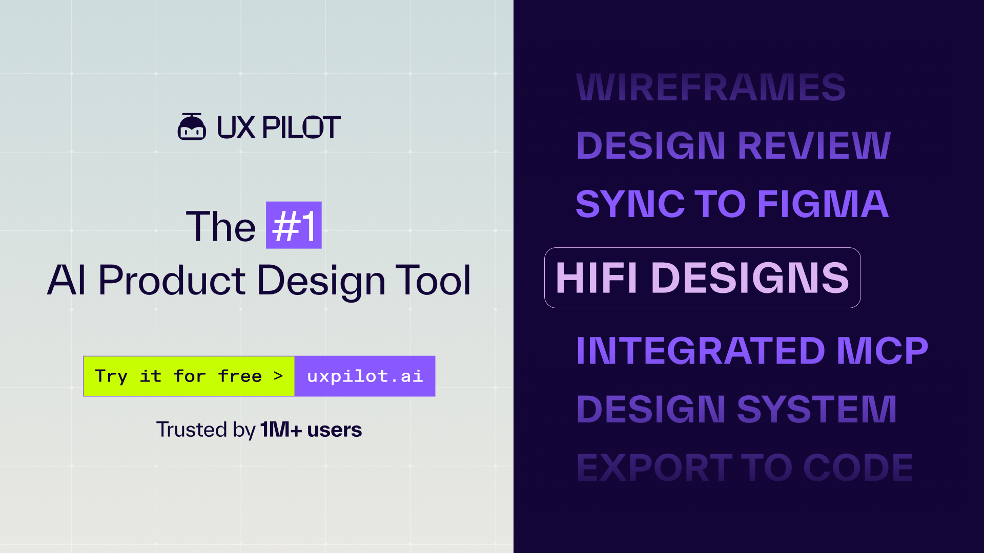 UX Pilot homepage